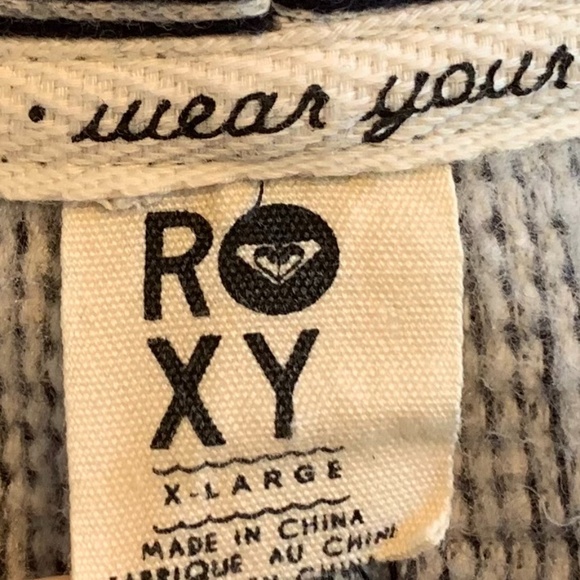 Roxy The Cuddle Hooded Jacket Striped Nautical Peacoat size XL - Picture 9 of 11